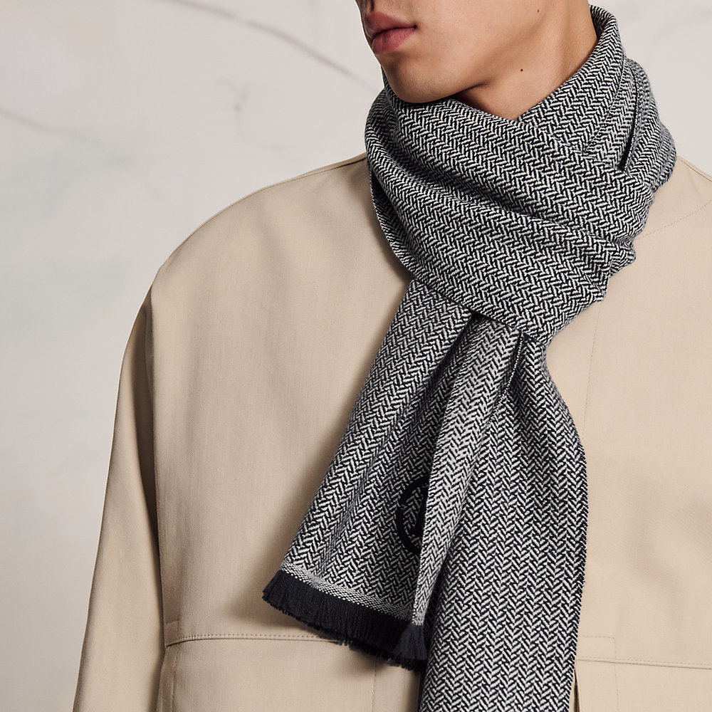 カシミヤマフラー 《ニュイ・デテ》 | Hermès - エルメス-公式サイト